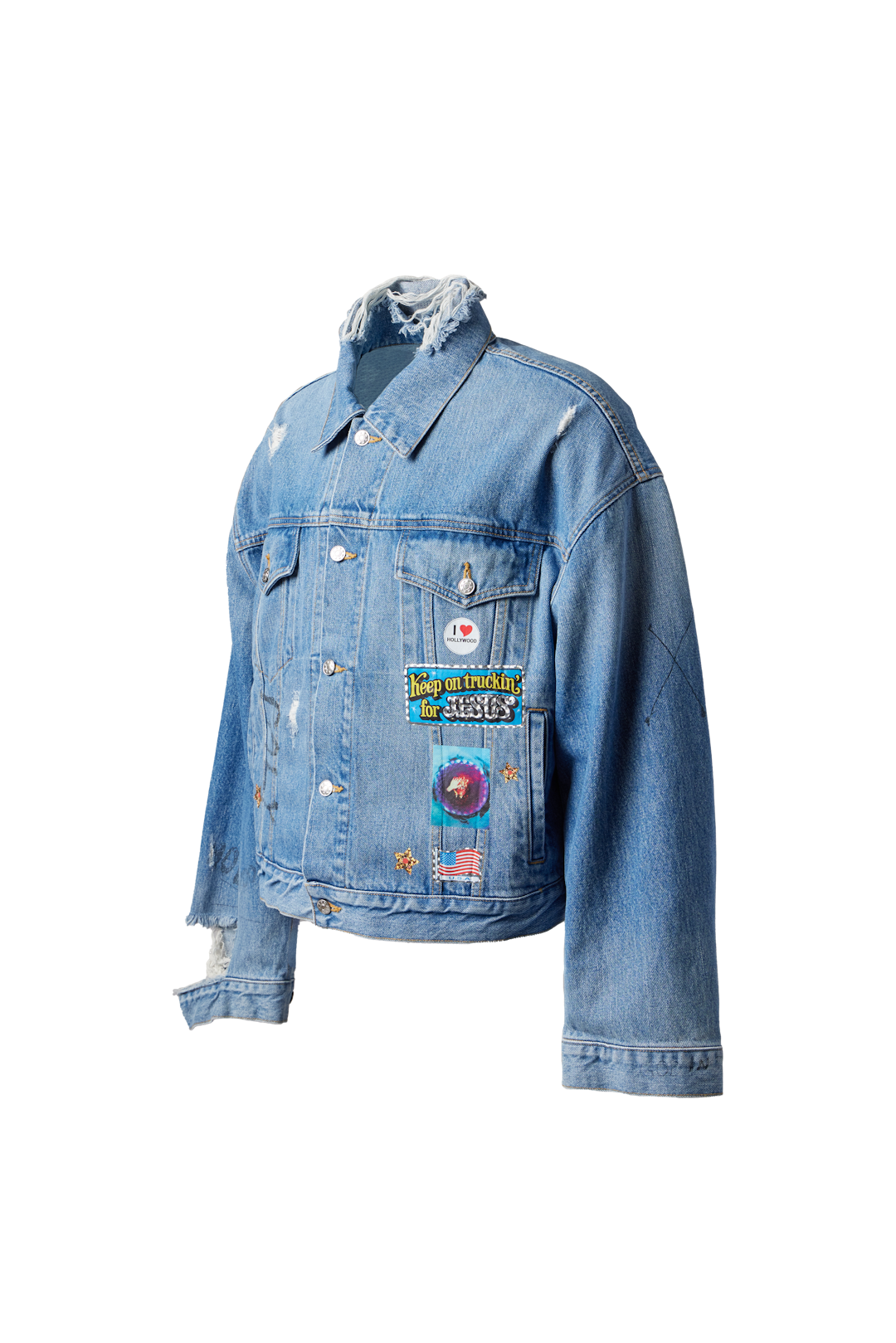 PALY - Try-Hard Denim Trucker Jacket product image