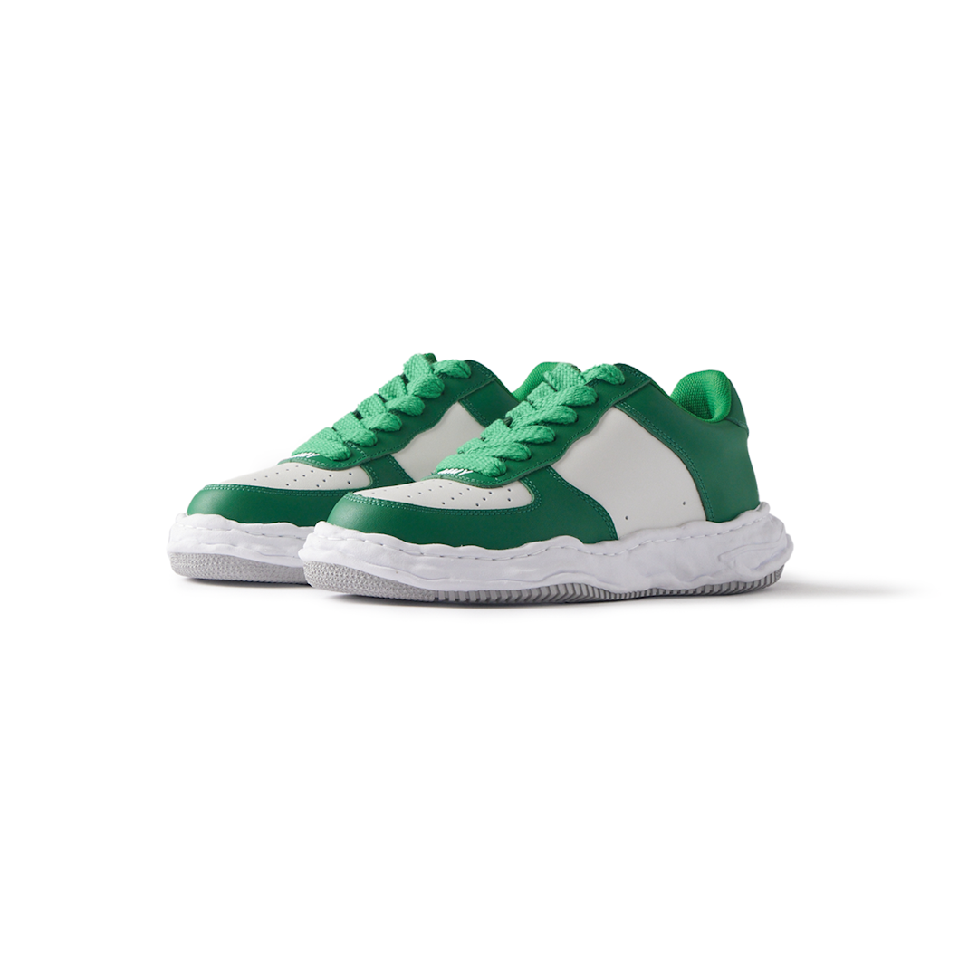 MAISON MIHARA YASUHIRO - Wayne Low Leather Sneaker (Green/White) product image