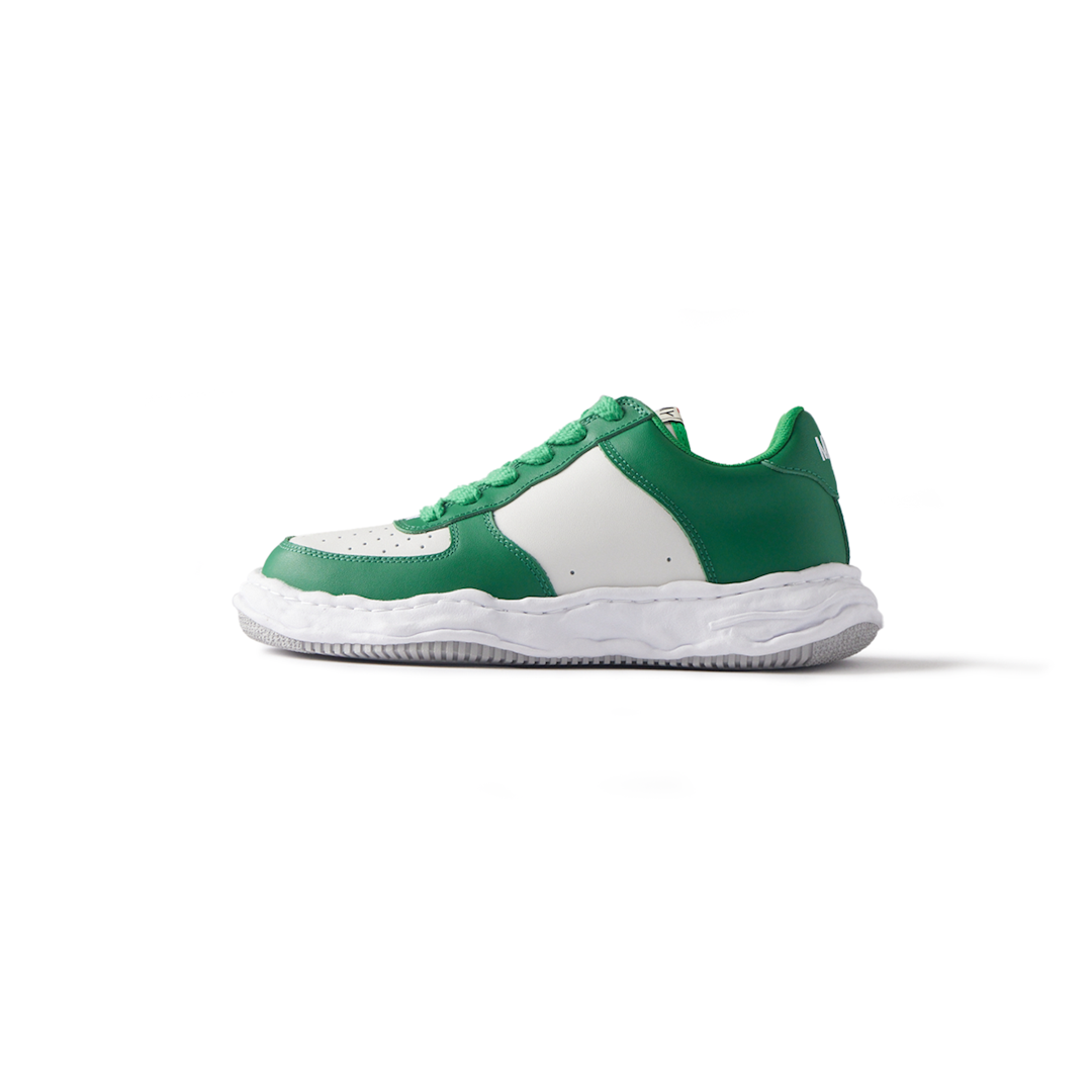 MAISON MIHARA YASUHIRO - Wayne Low Leather Sneaker (Green/White) product image