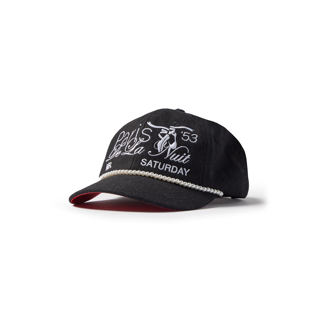 MR. SATURDAY - Pearl Rope DLN Hat (Black) product image