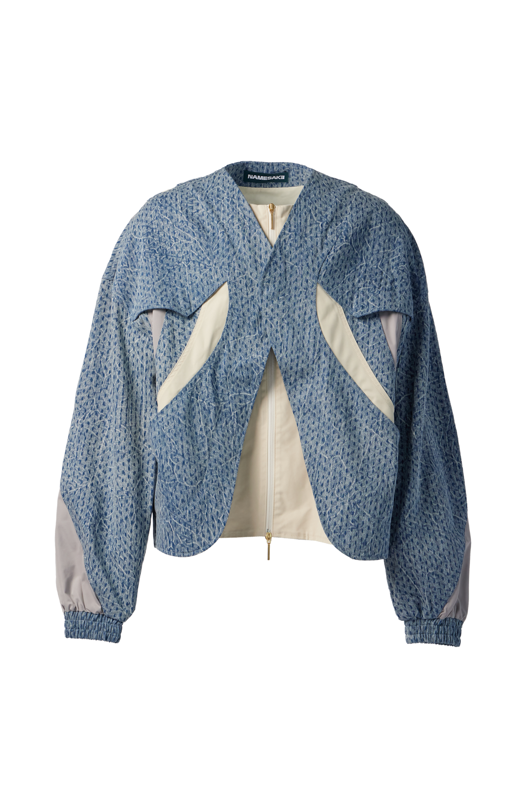 NAMESAKE - Enzo Nylon Denim Jacket (Blue) product image