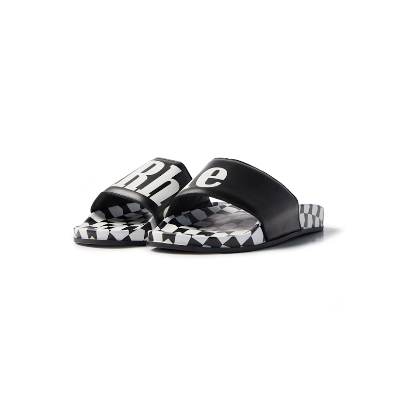 RHUDE - Rhude Checkered Leather Slides product image