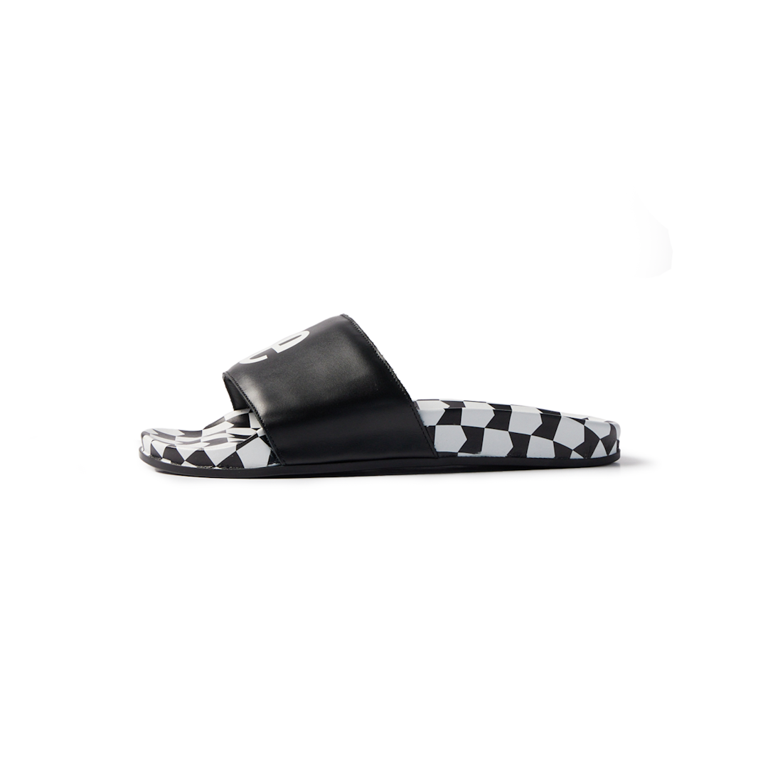 RHUDE - Rhude Checkered Leather Slides product image