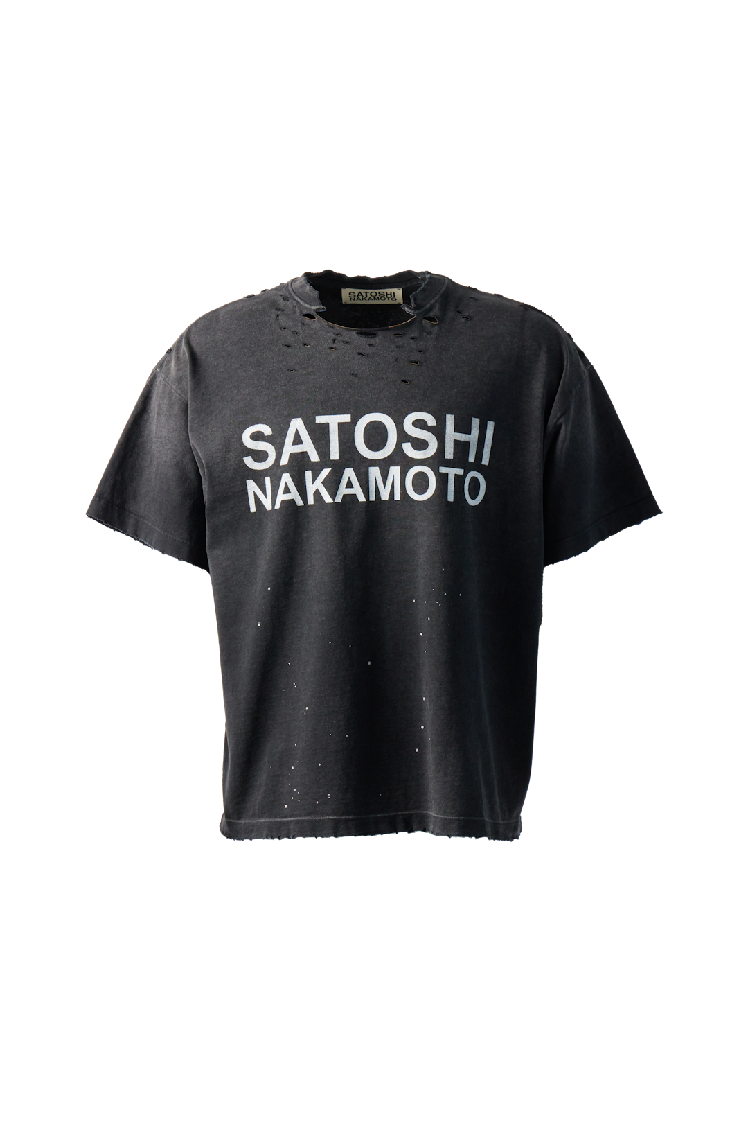 SATOSHI NAKAMOTO - Destroyed Luke Tee product image