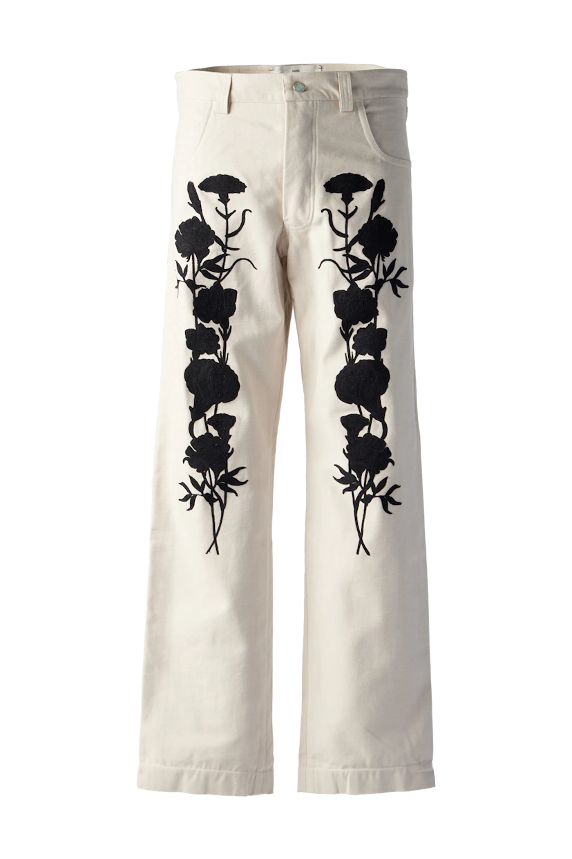 SONG FOR THE MUTE - Embroidered Foliage Pant product image